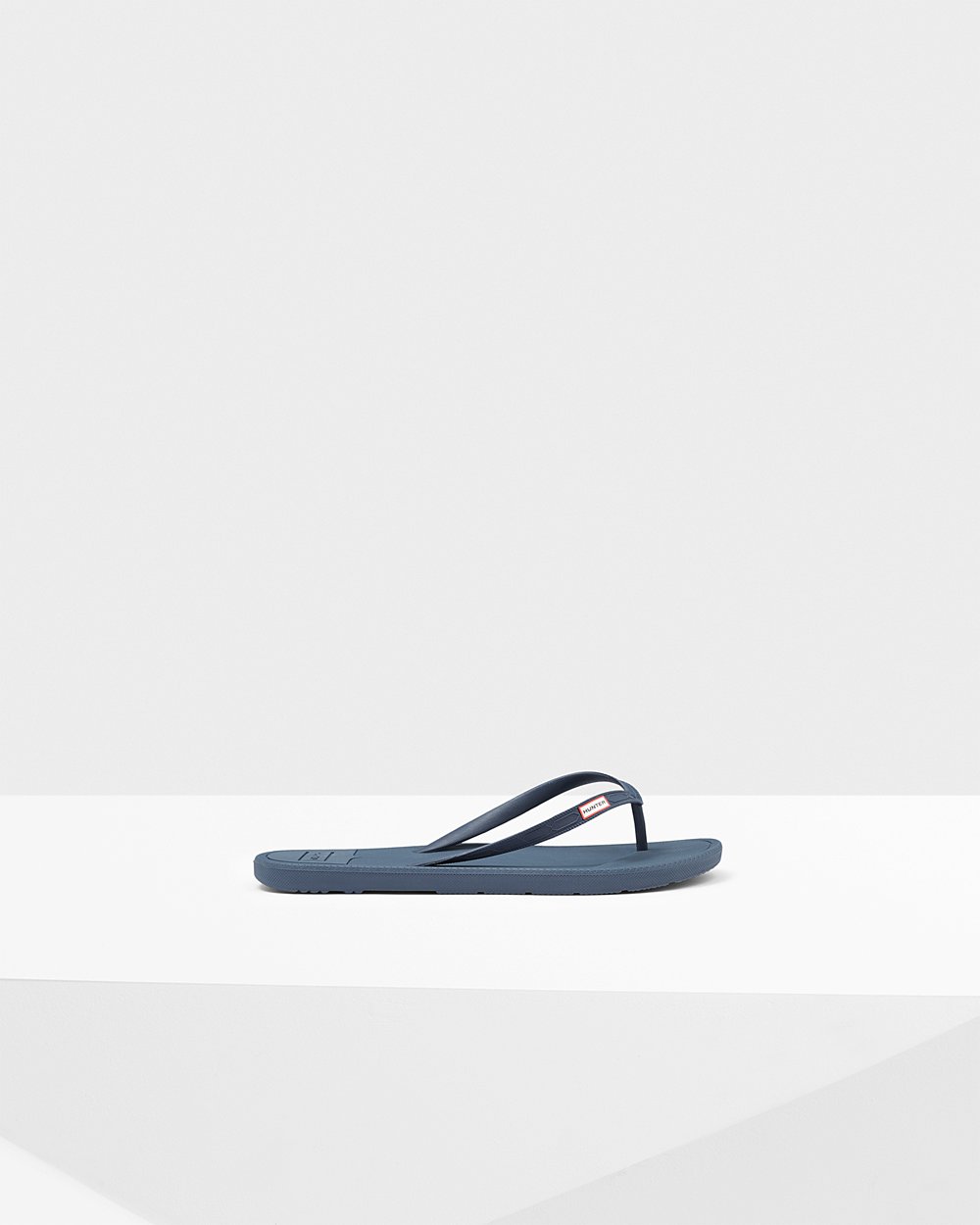 Mens Flip Flops - Hunter Original (50ORTUXWS) - Navy